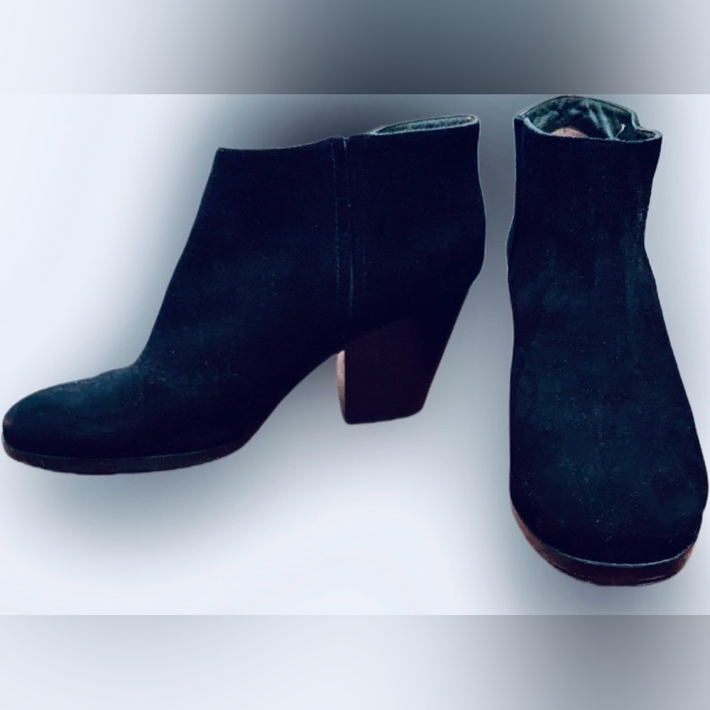 Rachel Comey Black Suede Ankle Boots Sz 10